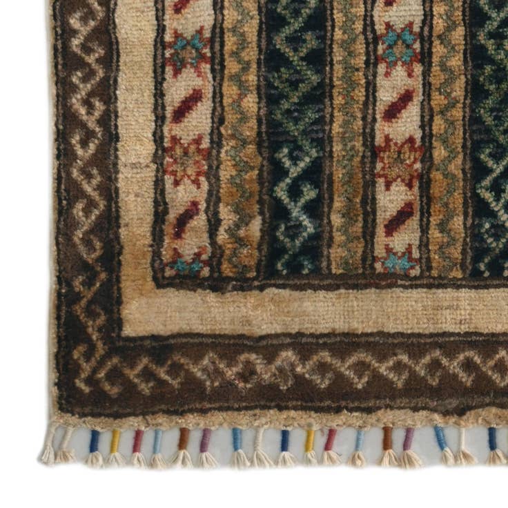 Detail image of 1' 10 x 2' 10 Hand Knotted Kazak Rug