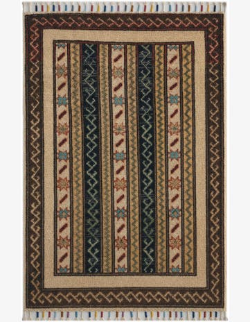 1' 10 x 2' 10 Hand Knotted Kazak Rug