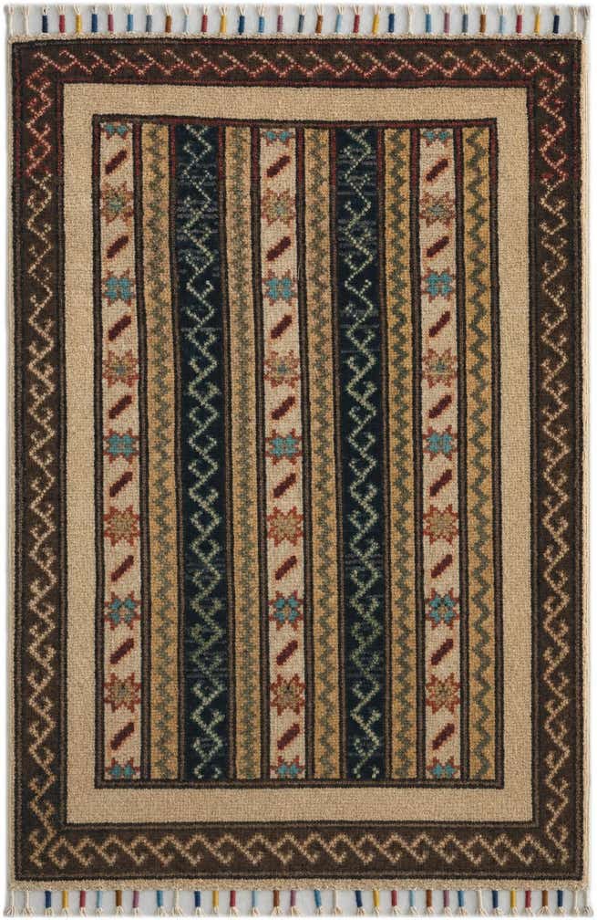 1' 10 x 2' 10 Hand Knotted Kazak Rug
