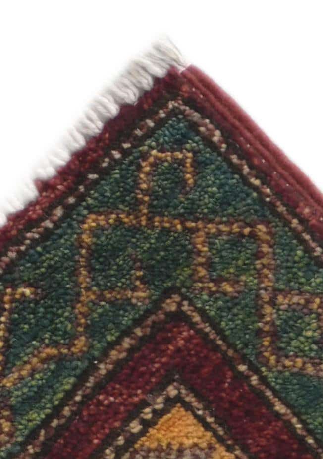 1' 7 x 3' 3 Hand Knotted Kazak Rug
