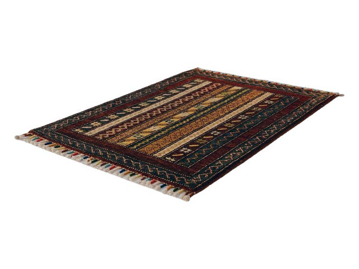 Detail image of 2' 2 x 2' 11 Hand Knotted Kazak Rug