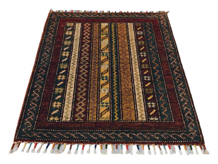 2' 2 x 2' 11 Hand Knotted Kazak Rug