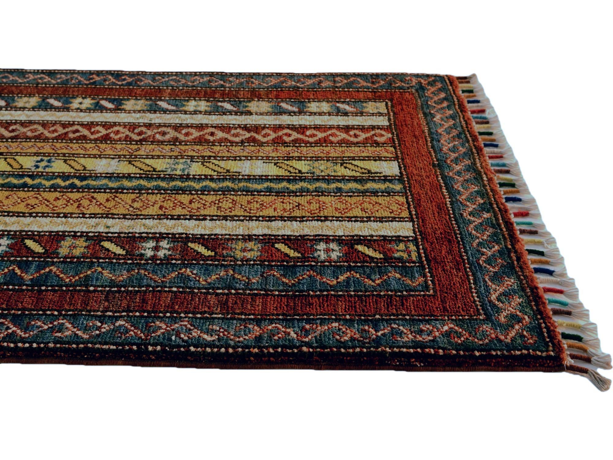 2' 2 x 2' 11 Hand Knotted Kazak Rug