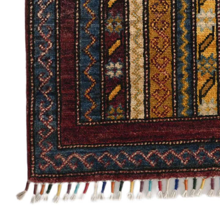 2' 2 x 2' 11 Hand Knotted Kazak Rug