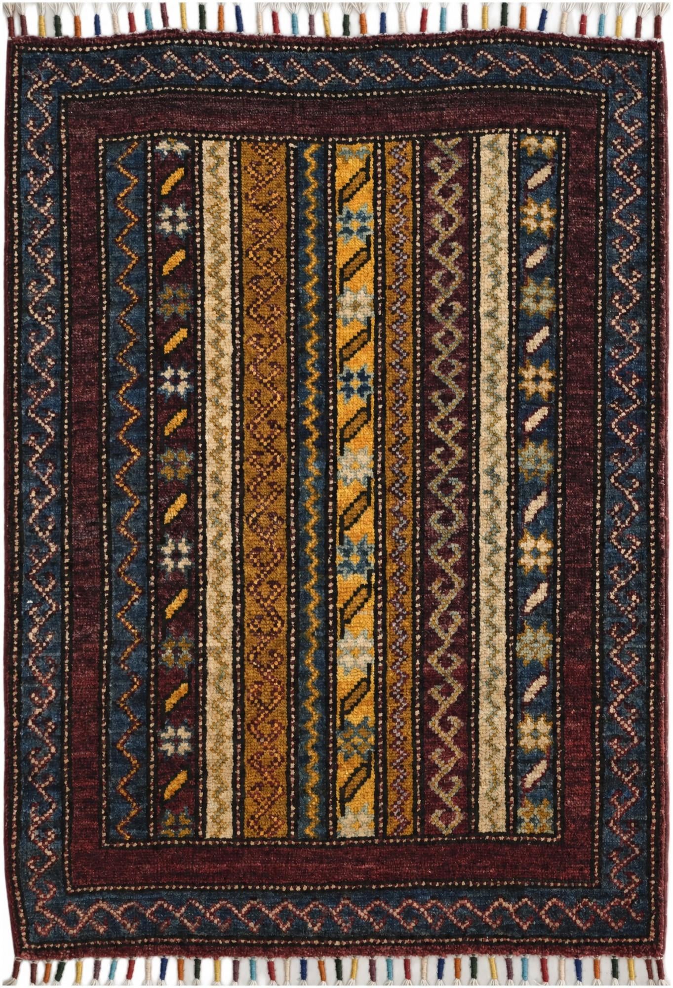 2' 2 x 2' 11 Hand Knotted Kazak Rug