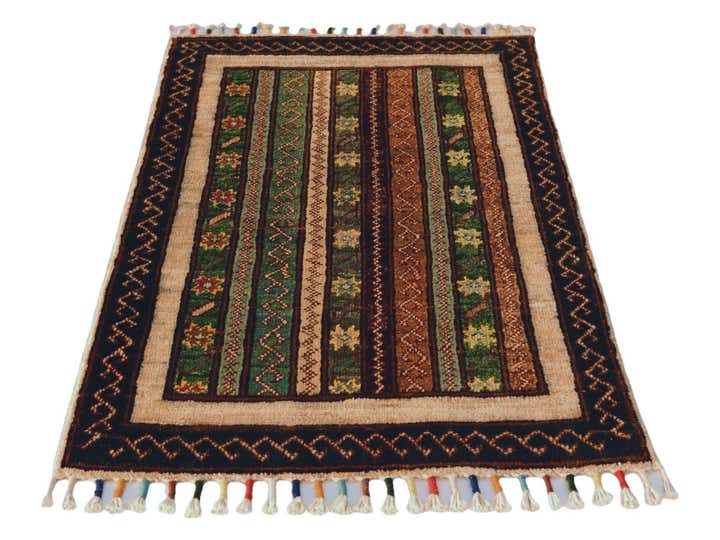 2' x 2' 11 Hand Knotted Kazak Rug
