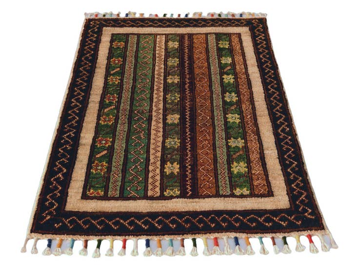 Detail image of 2' x 2' 11 Hand Knotted Kazak Rug
