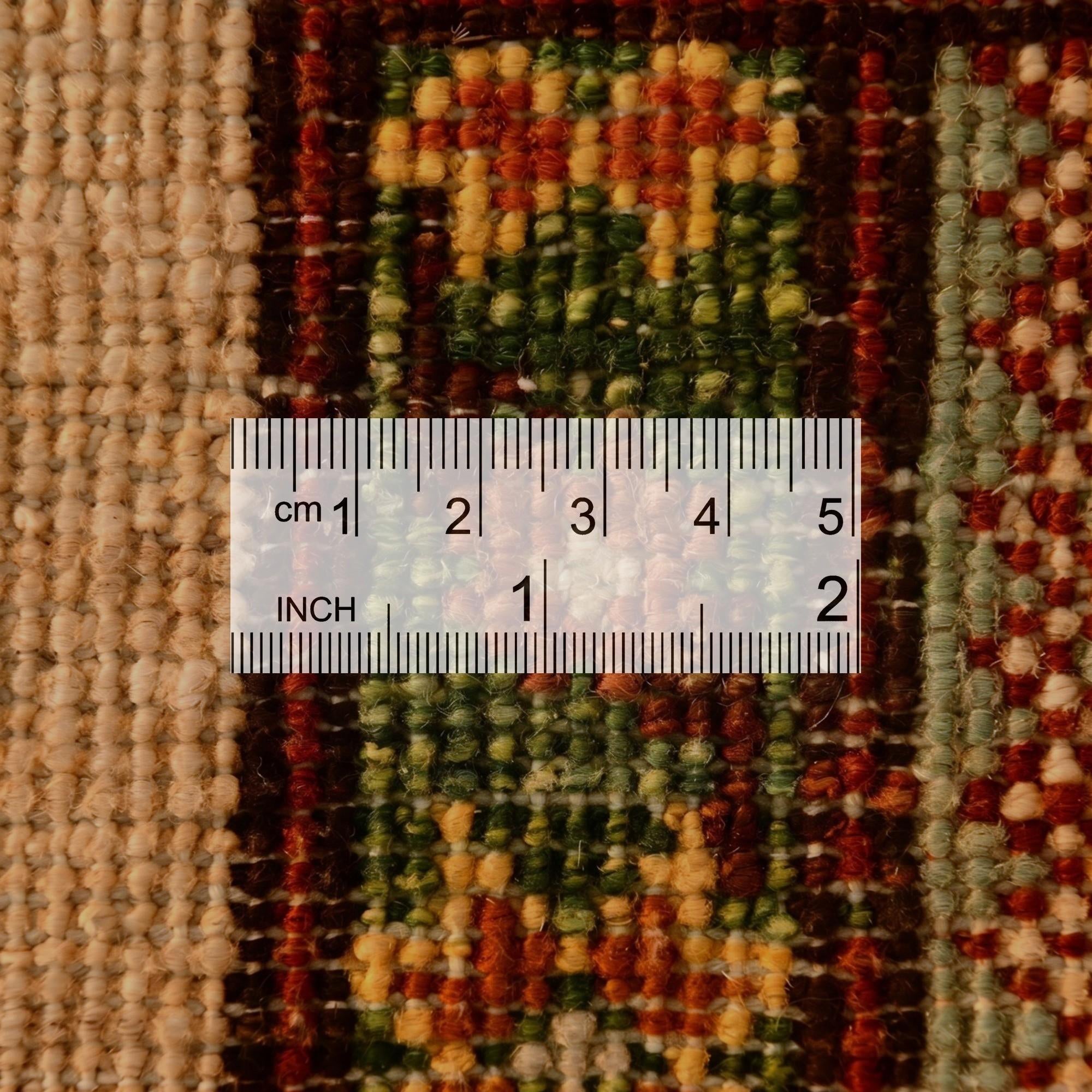 2' x 2' 11 Hand Knotted Kazak Rug