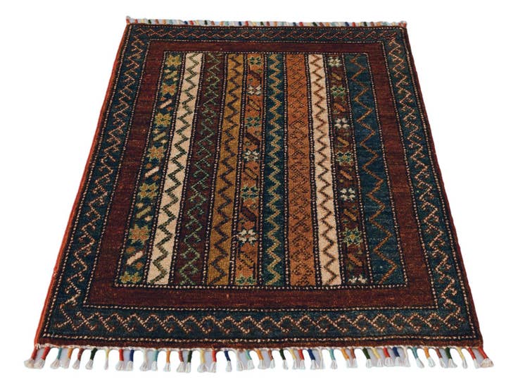 Detail image of 2' x 2' 11 Hand Knotted Kazak Rug