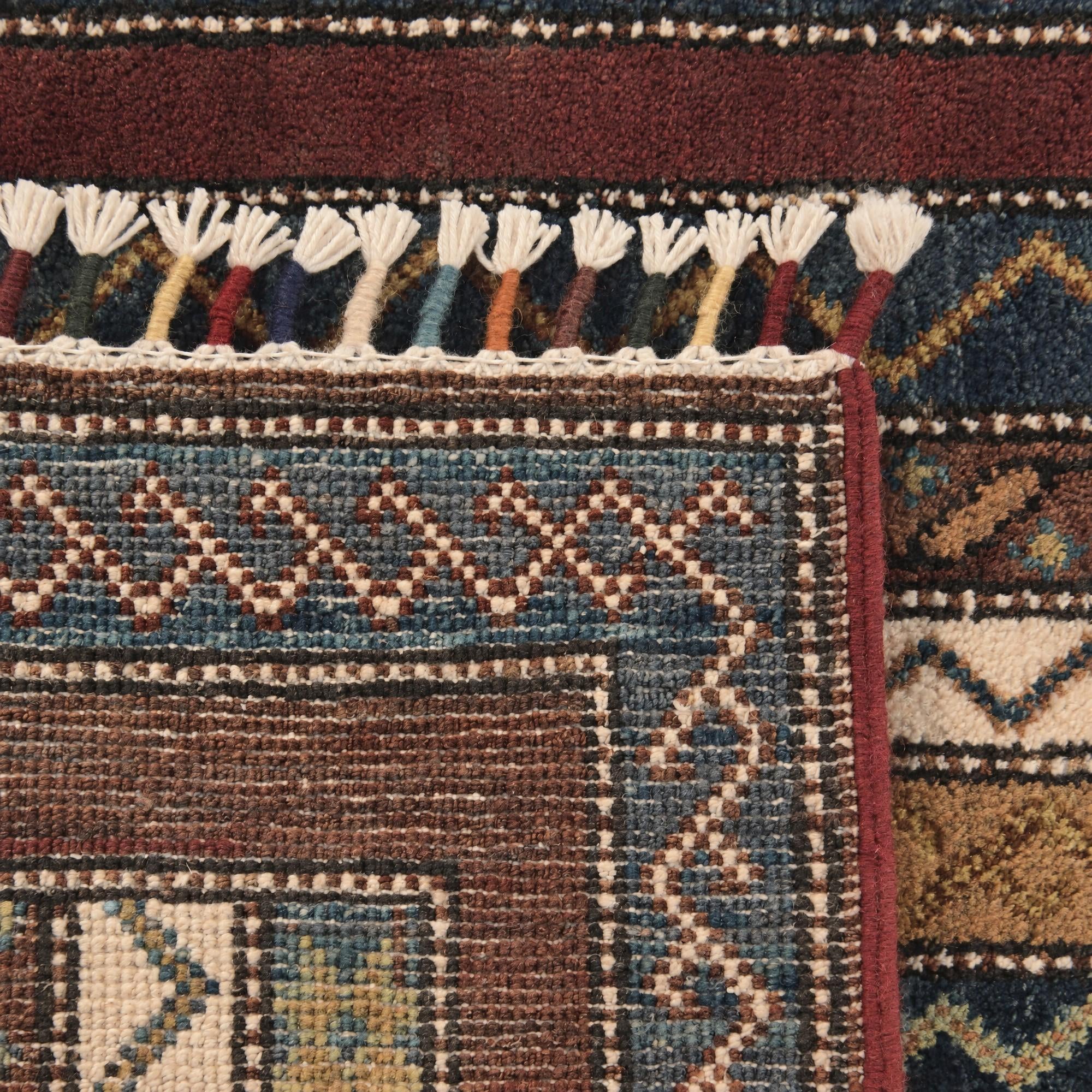 60cm x 90cm Hand Knotted Kazak Rug