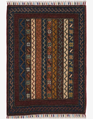 2' x 2' 11 Hand Knotted Kazak Rug