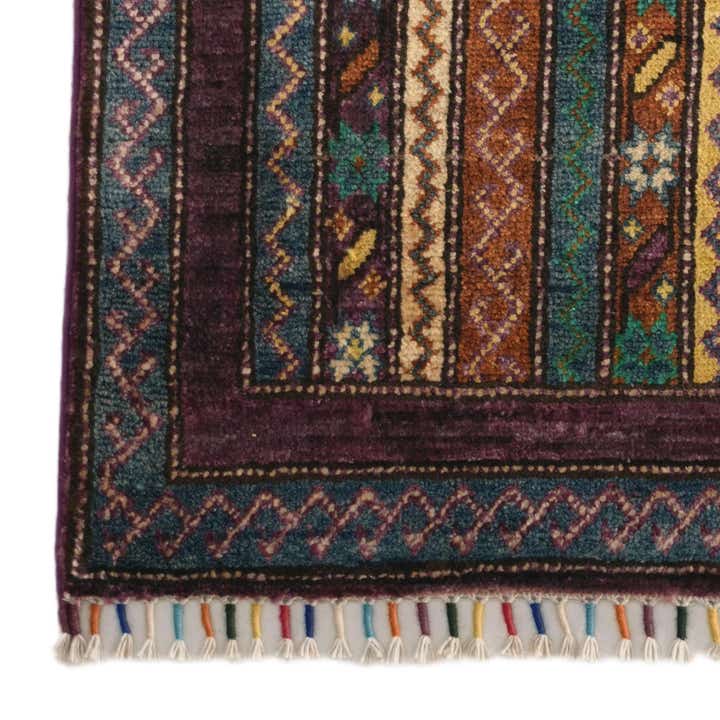 2' x 2' 11 Hand Knotted Kazak Rug