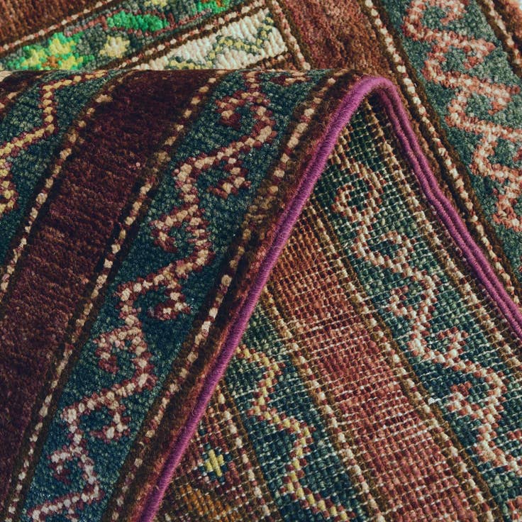 Detail image of 2' x 2' 11 Hand Knotted Kazak Rug