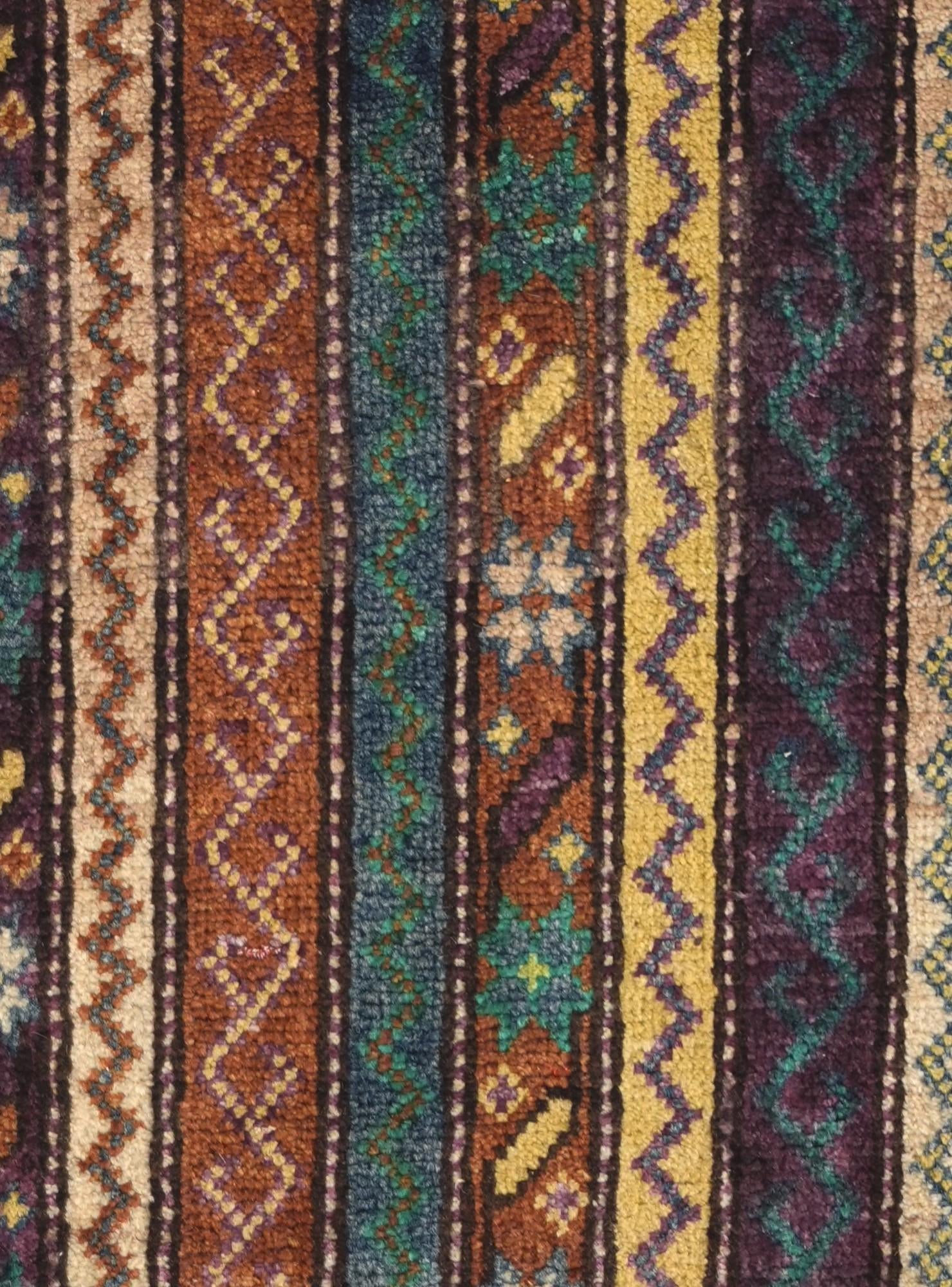 2' x 2' 11 Hand Knotted Kazak Rug