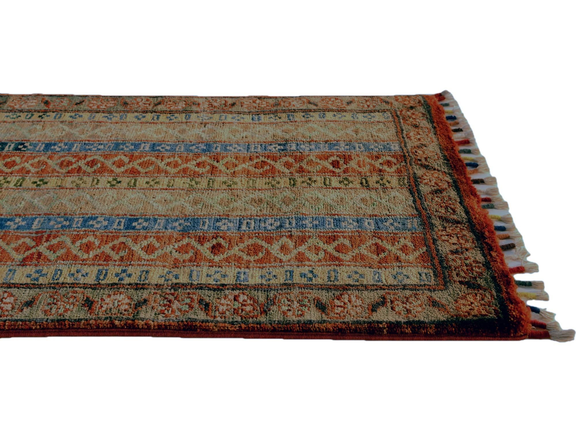 1' 8 x 3' 3 Hand Knotted Kazak Rug
