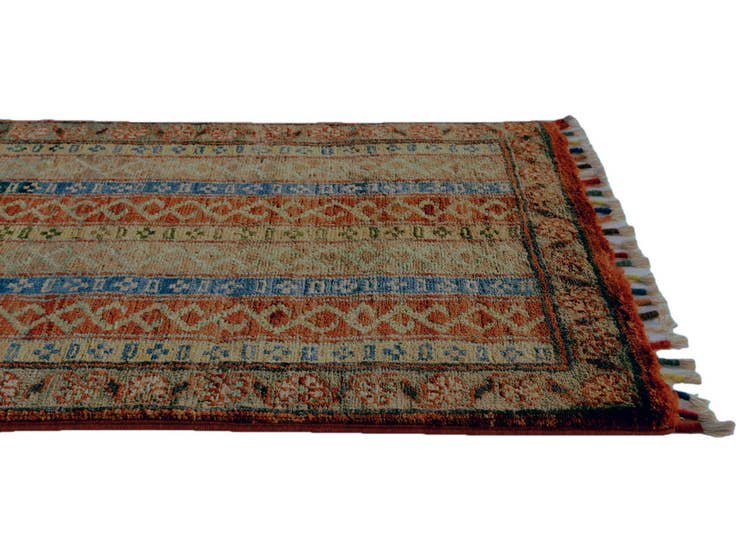 Detail image of 1' 8 x 3' 3 Hand Knotted Kazak Rug