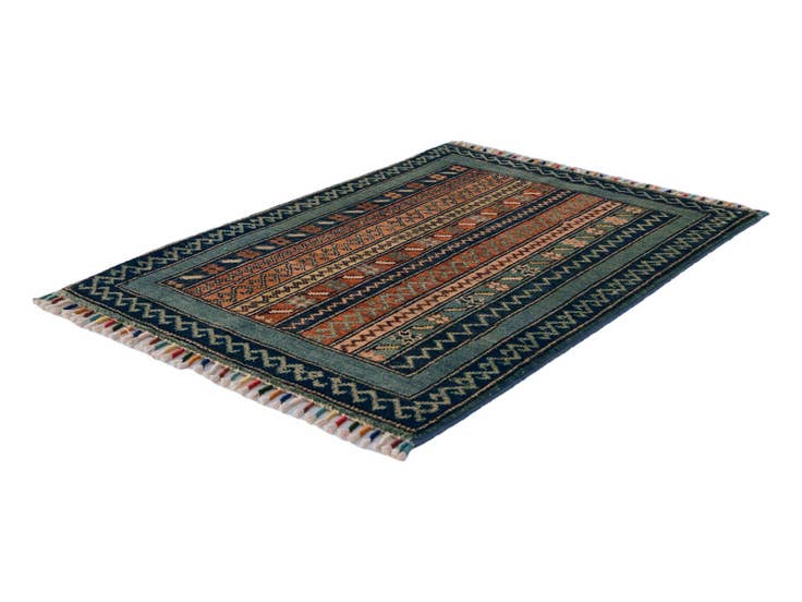 Detail image of 2' 1 x 2' 10 Hand Knotted Kazak Rug
