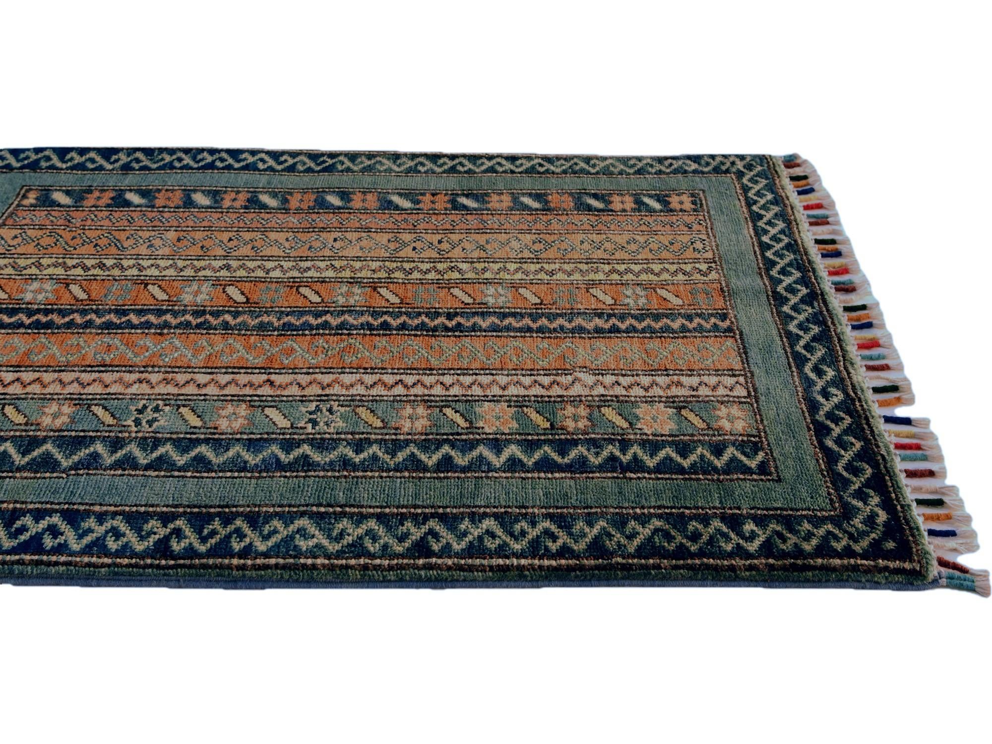 2' 1 x 2' 10 Hand Knotted Kazak Rug