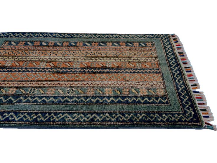 Detail image of 2' 1 x 2' 10 Hand Knotted Kazak Rug