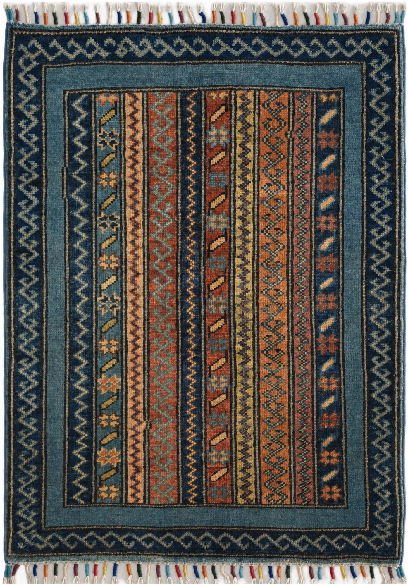 2' 1 x 2' 10 Hand Knotted Kazak Rug