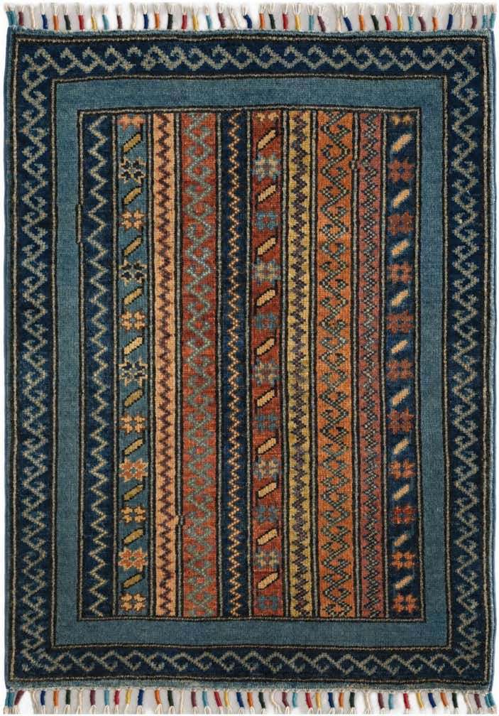 2' 1 x 2' 10 Hand Knotted Kazak Rug