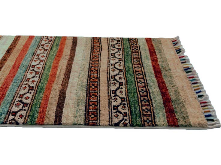 Detail image of 1' 8 x 3' 3 Hand Knotted Kazak Rug