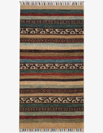 1' 8 x 3' 3 Hand Knotted Kazak Rug