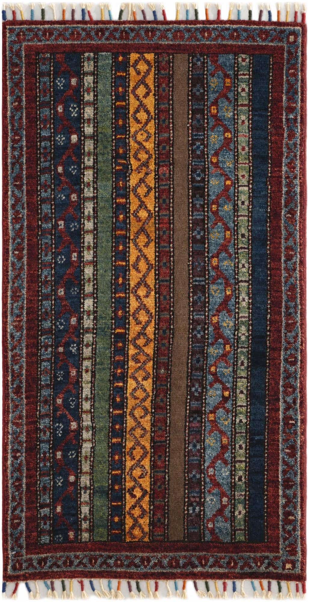 1' 8 x 3' 3 Hand Knotted Kazak Rug