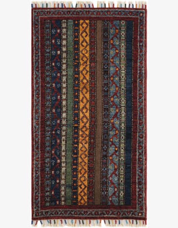 1' 8 x 3' 3 Hand Knotted Kazak Rug