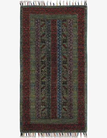 1' 8 x 3' 2 Hand Knotted Kazak Rug