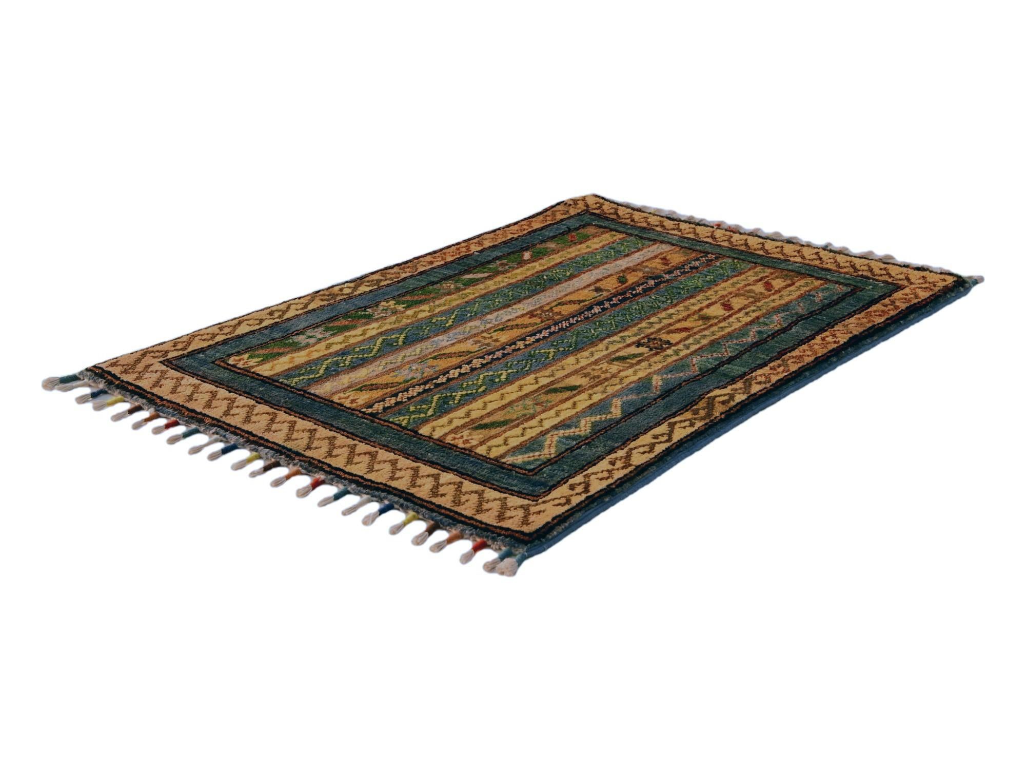 1' 10 x 2' 9 Hand Knotted Kazak Rug
