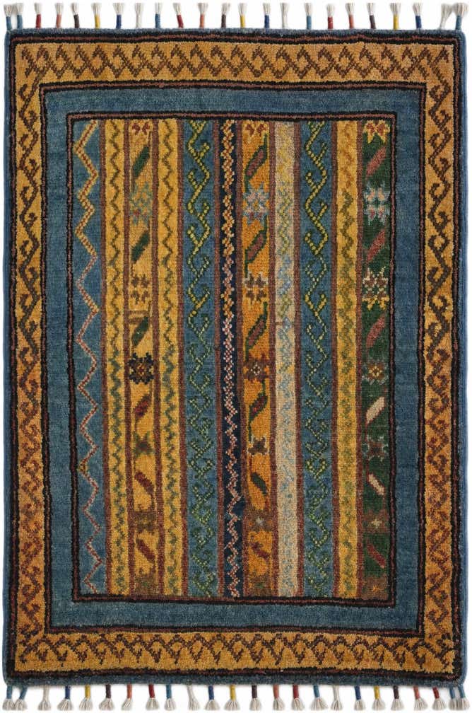 1' 10 x 2' 9 Hand Knotted Kazak Rug