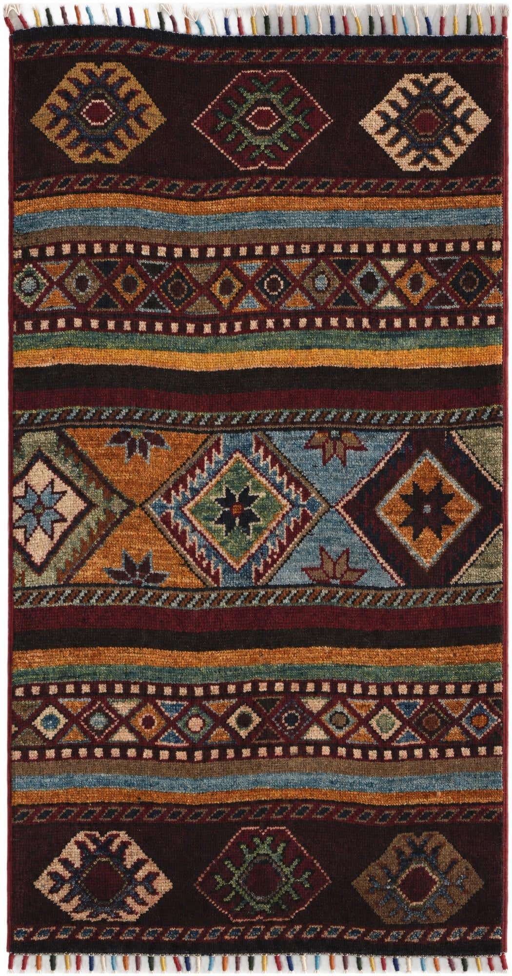 1' 10 x 3' 5 Hand Knotted Kazak Rug