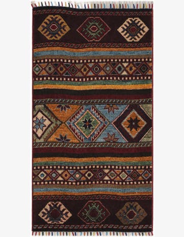 1' 10 x 3' 5 Hand Knotted Kazak Rug