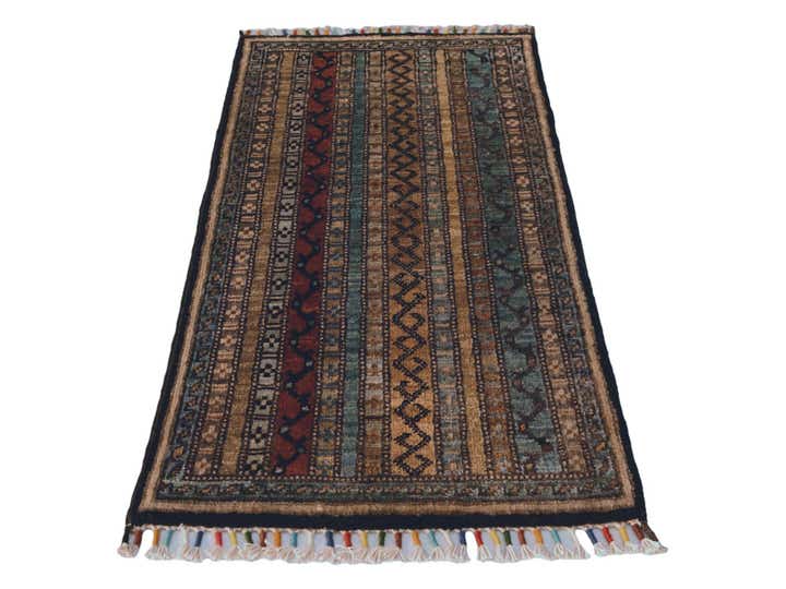 1' 8 x 3' 1 Hand Knotted Kazak Rug