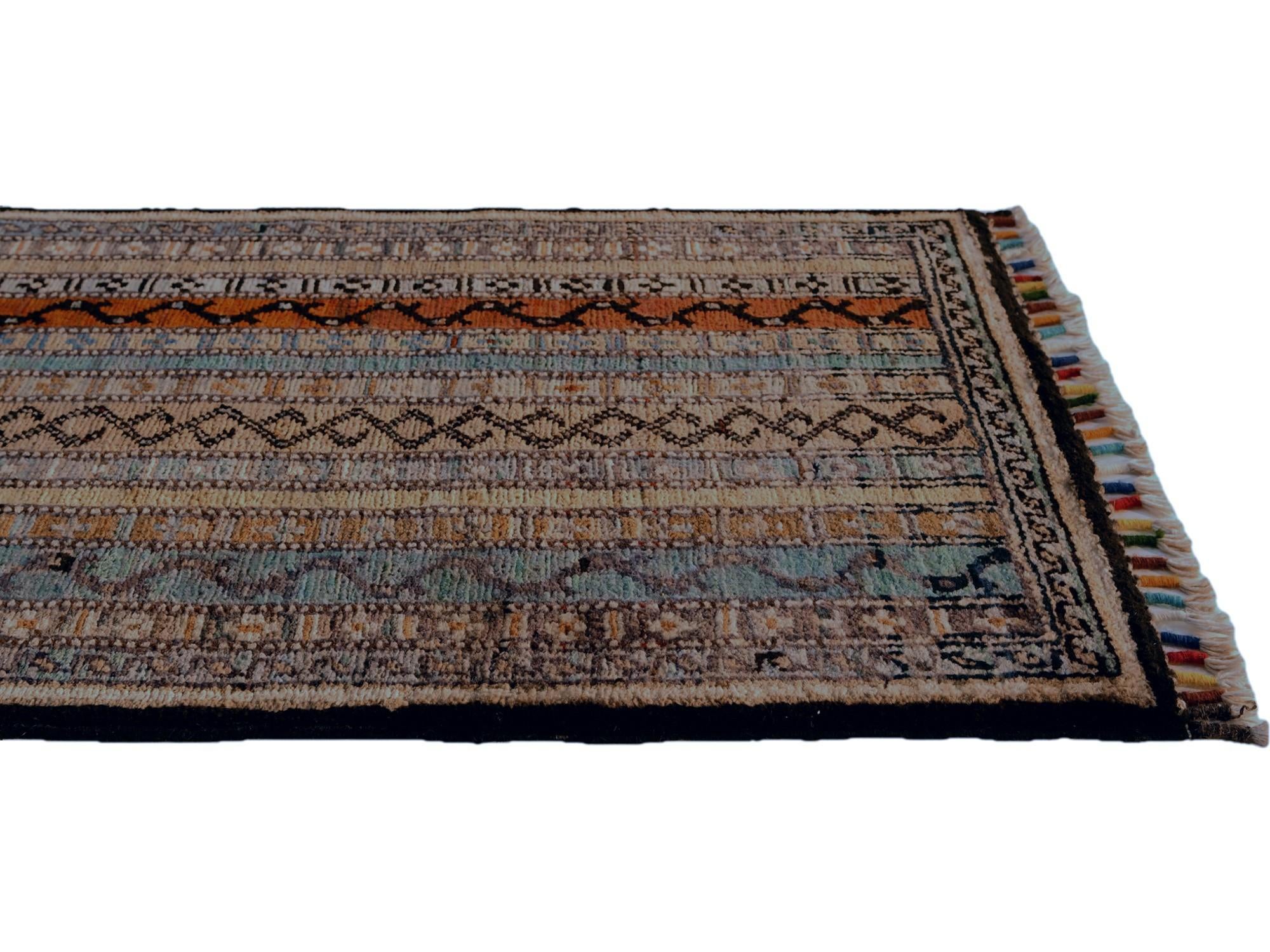 1' 8 x 3' 1 Hand Knotted Kazak Rug