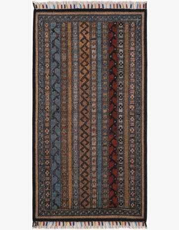 1' 8 x 3' 1 Hand Knotted Kazak Rug