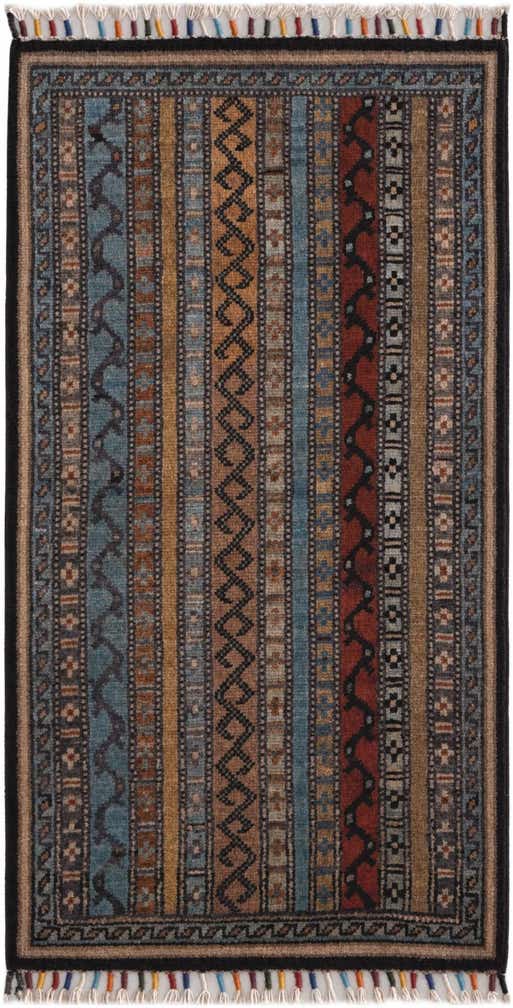 1' 8 x 3' 1 Hand Knotted Kazak Rug