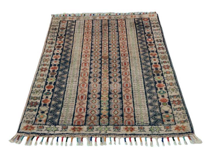 2' x 2' 11 Hand Knotted Kazak Rug