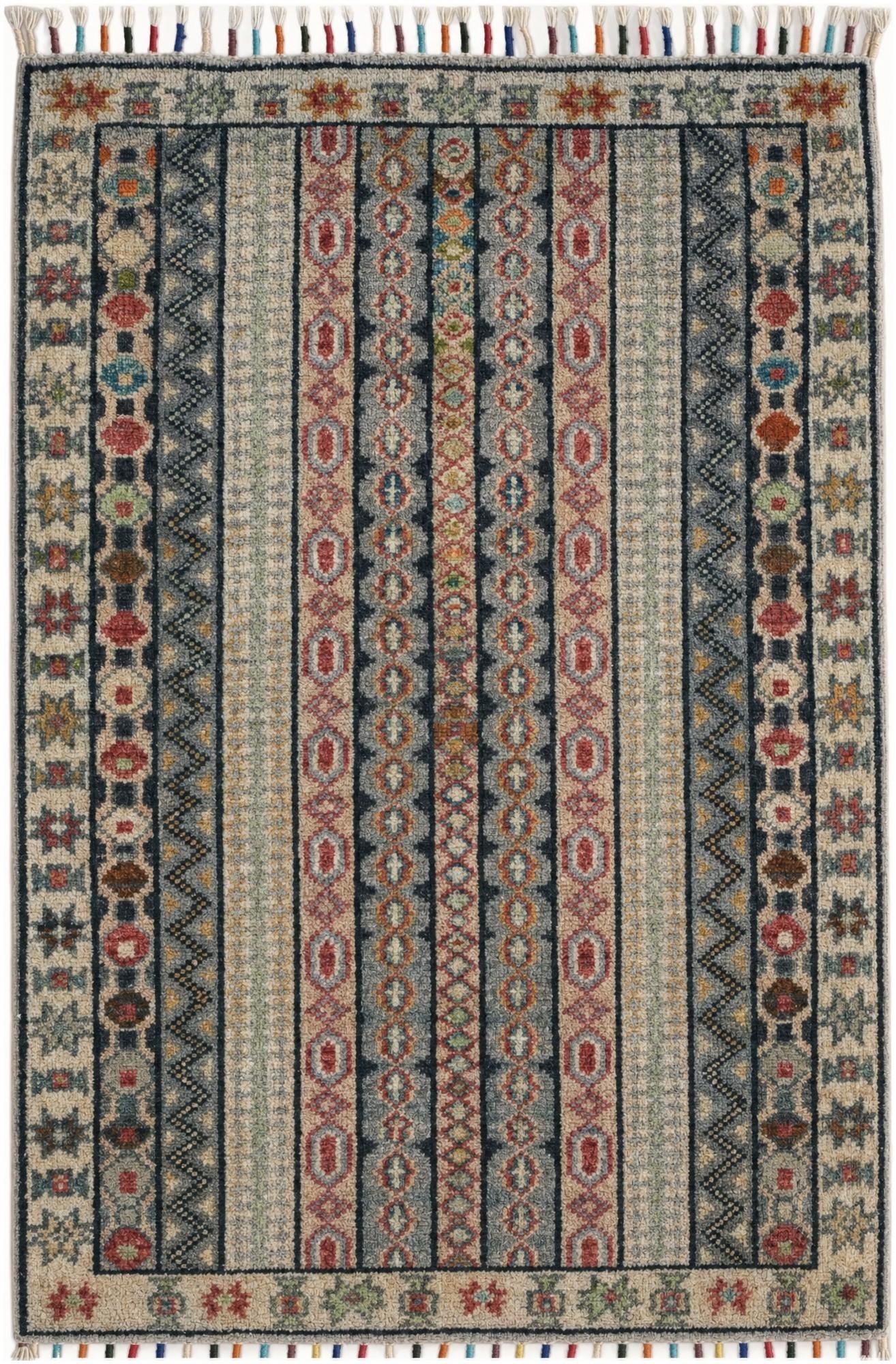 2' x 2' 11 Hand Knotted Kazak Rug