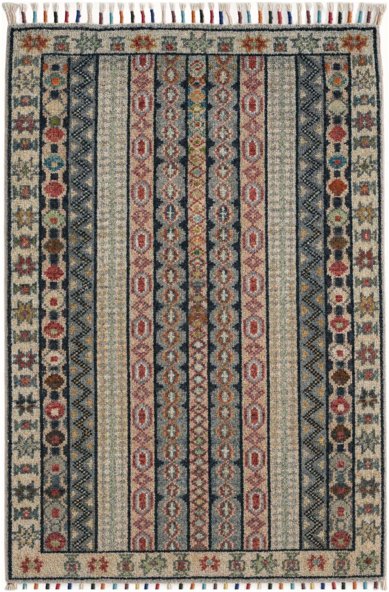 2' x 2' 11 Hand Knotted Kazak Rug