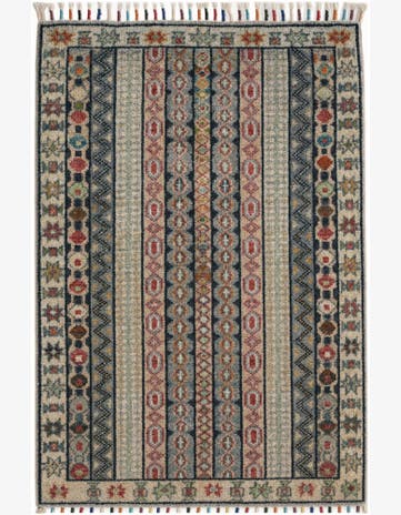 2' x 2' 11 Hand Knotted Kazak Rug