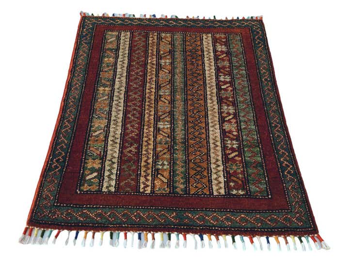 2' x 2' 10 Hand Knotted Kazak Rug