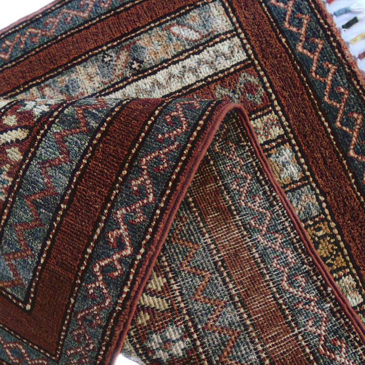 Detail image of 2' x 2' 10 Hand Knotted Kazak Rug