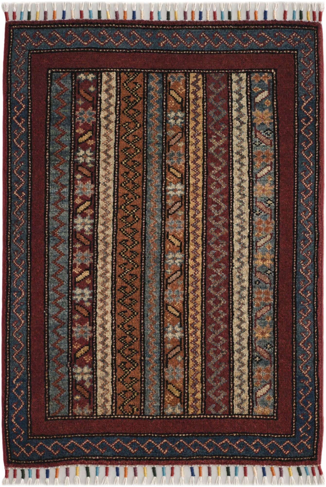 2' x 2' 10 Hand Knotted Kazak Rug
