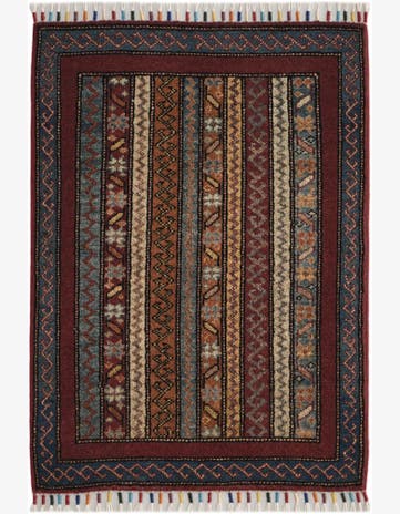 2' x 2' 10 Hand Knotted Kazak Rug