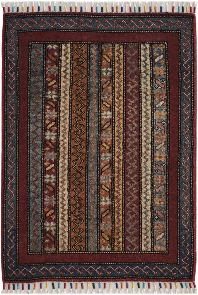 2' x 2' 10 Hand Knotted Kazak Rug