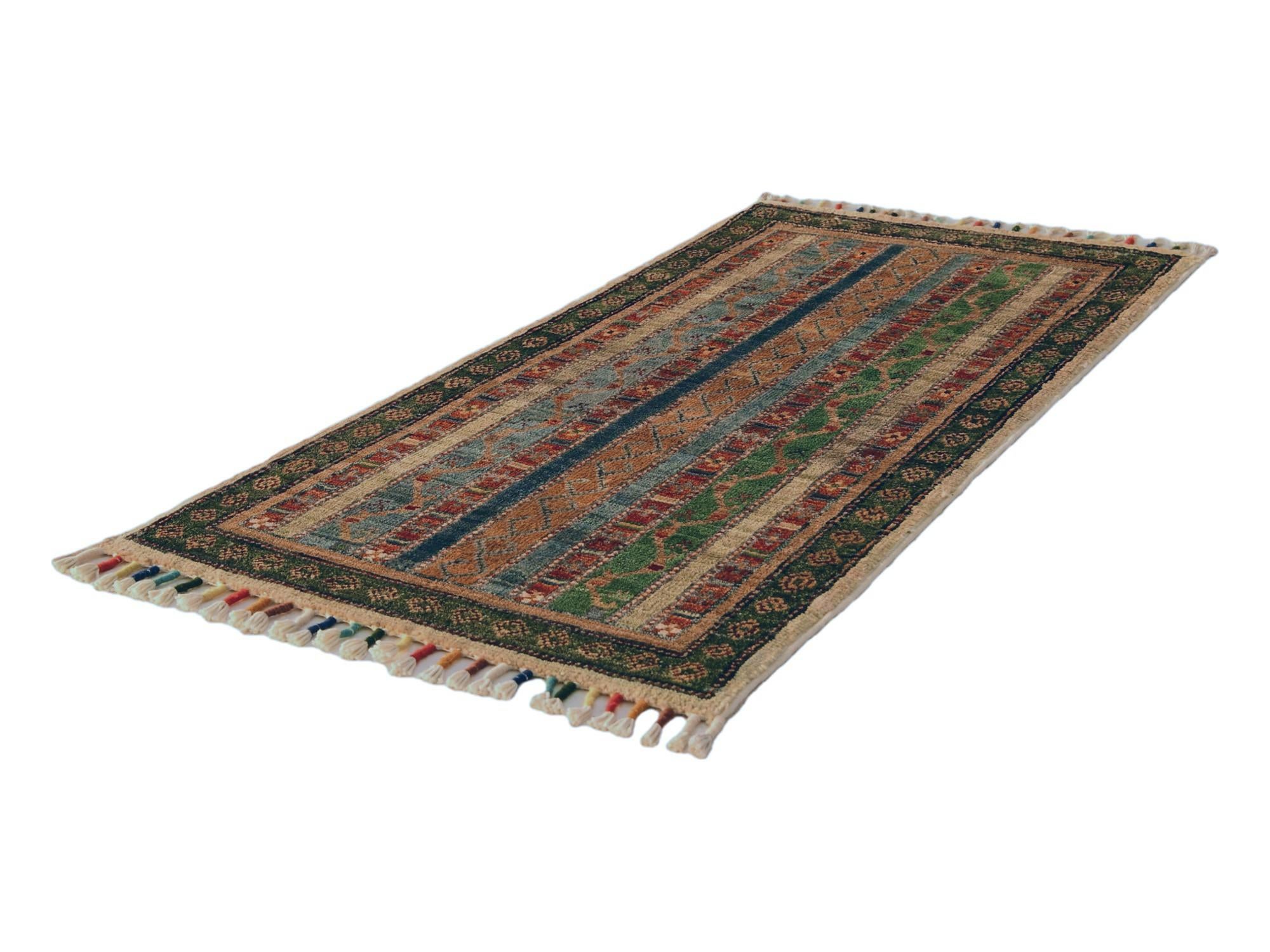 1' 8 x 3' 4 Hand Knotted Kazak Rug