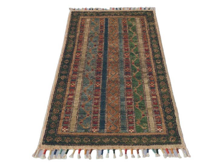 Detail image of 1' 8 x 3' 4 Hand Knotted Kazak Rug