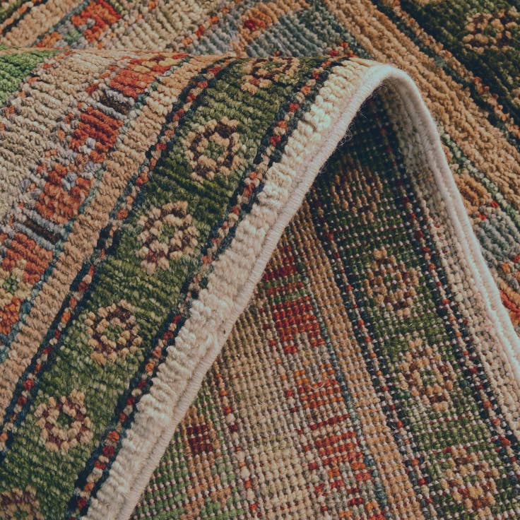Detail image of 1' 8 x 3' 4 Hand Knotted Kazak Rug